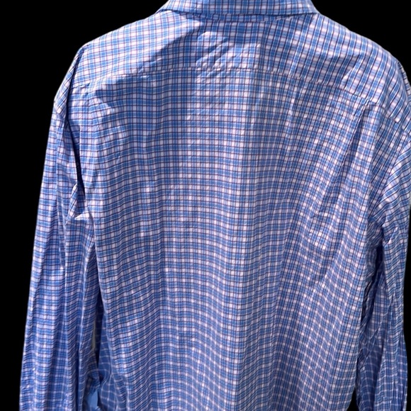 Polo Ralph Lauren 2XLT poplin plaid shirt with spread collar - Picture 2 of 10